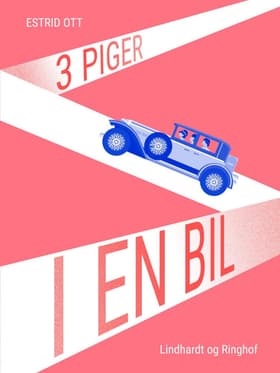 Tre piger i en bil af Estrid Ott