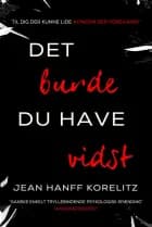 Det burde du have vidst