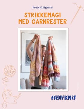 Strikkemagi med garnrester af Freja Hoffgaard