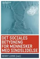 Det sociales betydning for mennesker med sindslidelse