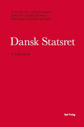 Dansk statsret af Jens Peter Christensen