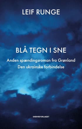 Blå tegn i sne af Leif Runge