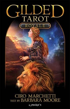 Gilded Tarot Royale SÆT - DK (bog + ENG kort) af Ciro Marcheti