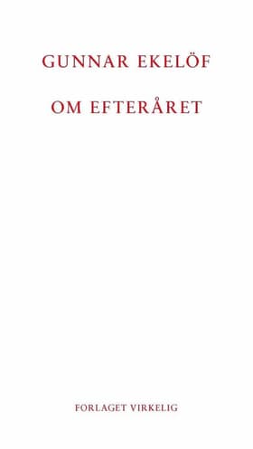Om efteråret af Gunnar Ekelöf
