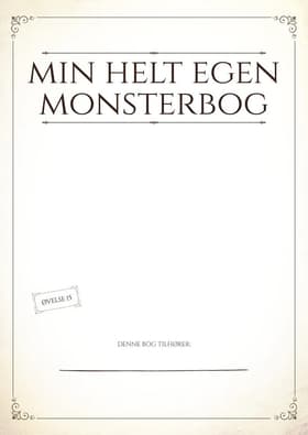 Min helt egen monsterbog af Thomas Geuken