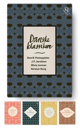 Gaveæske med fire danske klassikere af Henrik Pontoppidan